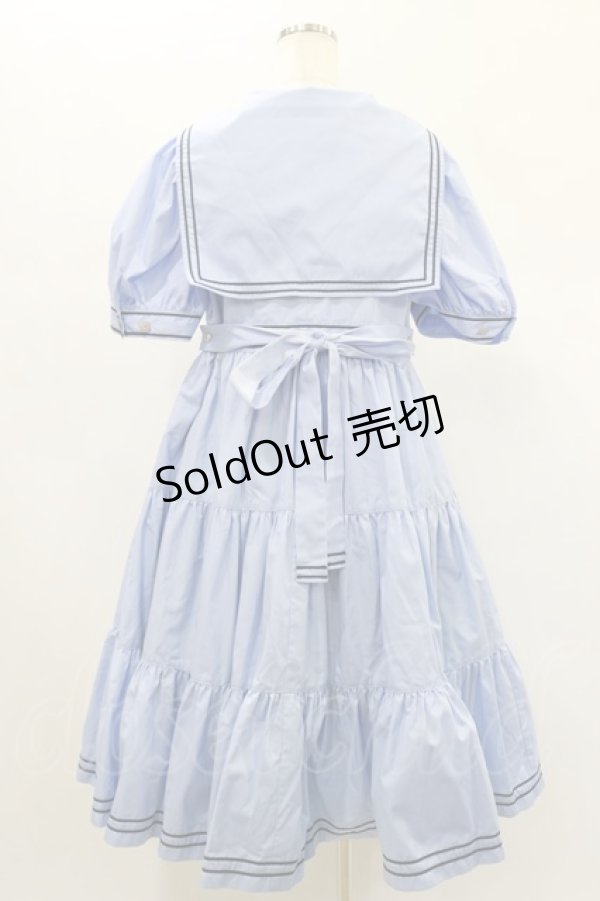 画像2: Angelic Pretty / Dolly Sailorワンピース Free サックス H-25-01-08-009-AP-OP-NS-ZH (2)