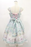 画像2: Angelic Pretty / うさぎのPicnic Partyジャンパースカート Free サックス H-25-01-08-017-AP-OP-NS-ZH (2)