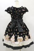 画像2: Angelic Pretty / お菓子の国ワンピース Free ブラック H-25-01-08-023-AP-OP-NS-ZH (2)