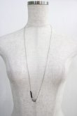 画像2: NieR Clothing / PLATE NECKLACE  シルバー H-25-01-09-047-PU-AC-KB-ZH (2)