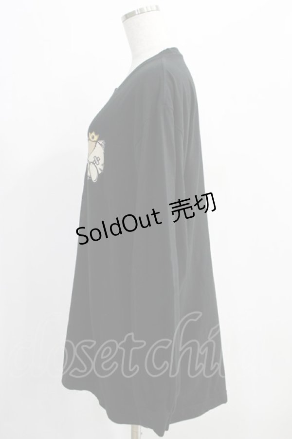 画像2: NieR Clothing / プリントLONG CUTSEW XL 黒 H-25-01-10-035-PU-TO-KB-ZH (2)