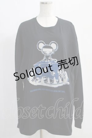 画像: MILKBOY / MOUSE TRAP L.S. TEE L ブラック H-25-01-10-044-MB-TO-KB-ZH