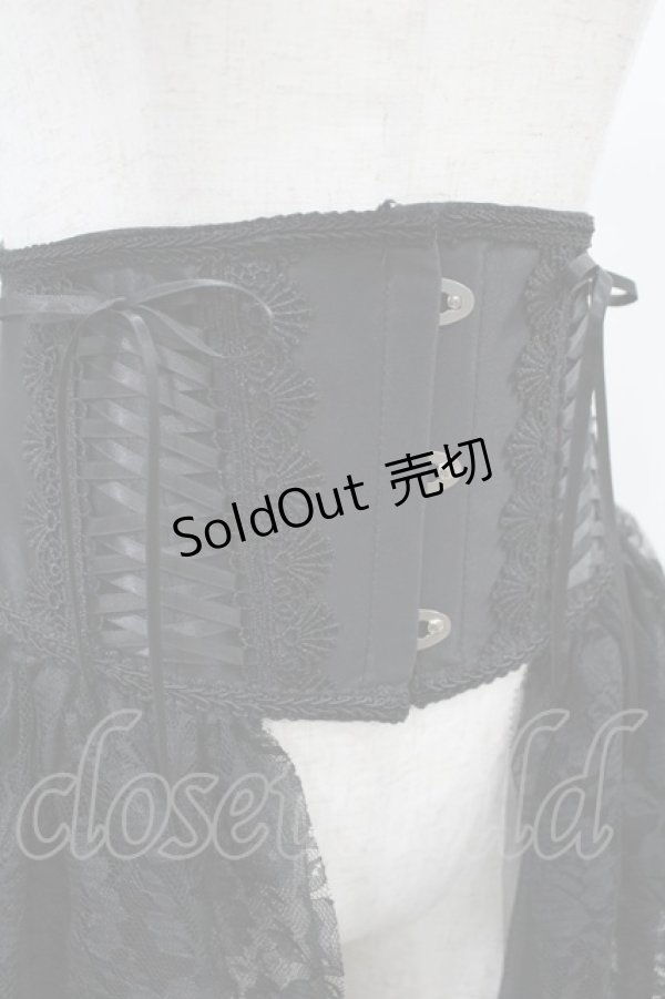 画像4: majoh / SIDE TAIL VERY SHORT CORSET  ブラック H-25-01-10-1004-0-ZA-KB-ZH (4)