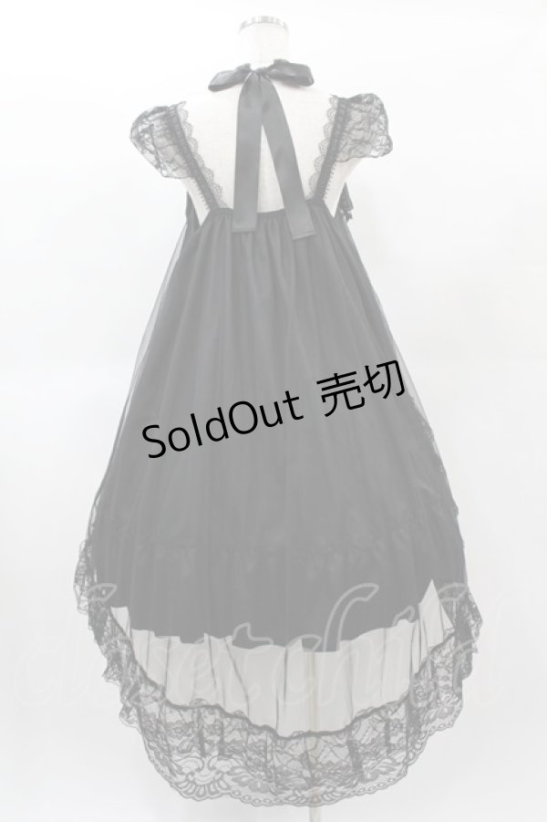 画像2: majoh / LACE UP BABY DOLL DRESS  ブラック H-25-01-10-1017-0-OP-KB-ZH (2)