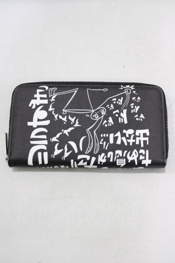 画像2: NieR Clothing / NIER PU LEATHER WALLET【激ツラ】  黒 H-25-01-10-077-PU-ZA-KB-ZH (2)