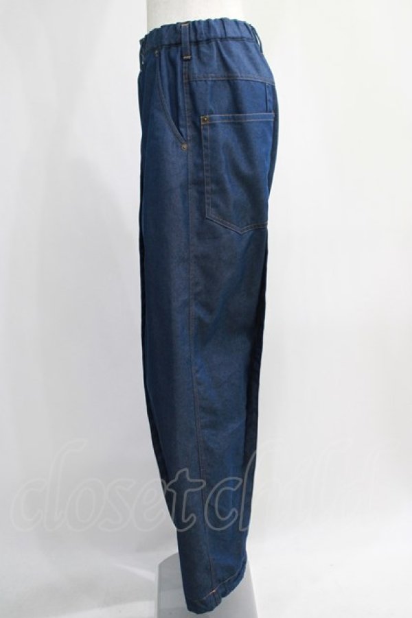 画像2: MILKBOY / STAND TUCK PANTS  ネイビー H-25-01-10-023-MB-PA-KB-ZH (2)