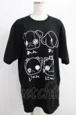 画像1: NieR Clothing / プリントCOTTON CUTSEW XL 黒 H-25-01-11-012-PU-TO-KB-ZT027 (1)