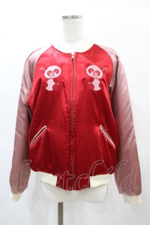 画像: Candy Stripper / ANARCHY PEPE SOUVENIR JACKET  レッド H-25-01-12-1058-PU-JA-KB-ZH