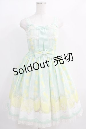 画像: Angelic Pretty / Fruity Lemonジャンパースカート Free ミント H-25-01-12-017-AP-OP-NS-ZH