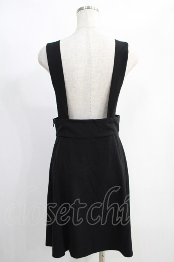 画像3: Katie / CAFE CHIC jumper skirt  ブラック H-25-01-13-030-LO-SK-KB-ZH (3)