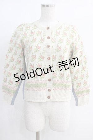 画像: Jane Marple Dans Le Salon / Flower Branches Cardigan  アイボリー H-25-01-13-064-JM-TO-KB-ZH