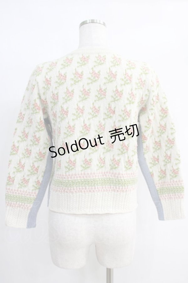 画像3: Jane Marple Dans Le Salon / Flower Branches Cardigan  アイボリー H-25-01-13-064-JM-TO-KB-ZH (3)