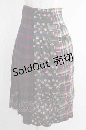 画像: Candy Stripper / CHECK SWITCHED PLEATS SKIRT S MIX H-25-01-13-008-PU-SK-KB-ZH