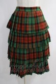 画像1: Jane Marple / Wool tartan dirndl skirt  グリーン H-25-01-13-015-JM-SK-KB-ZH (1)