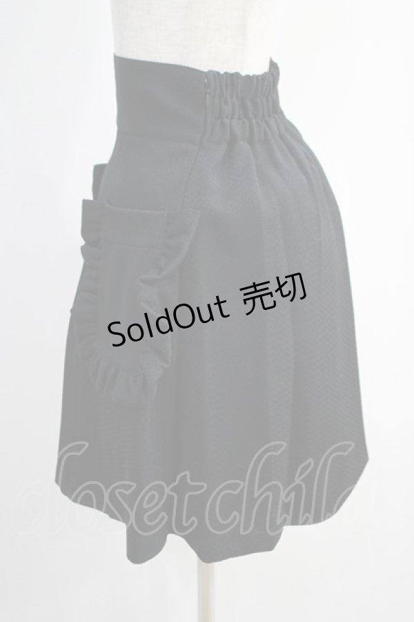 画像2: Katie / CAFE CHIC high waist skirt XS ブラック H-25-01-13-022-LO-SK-KB-ZH (2)