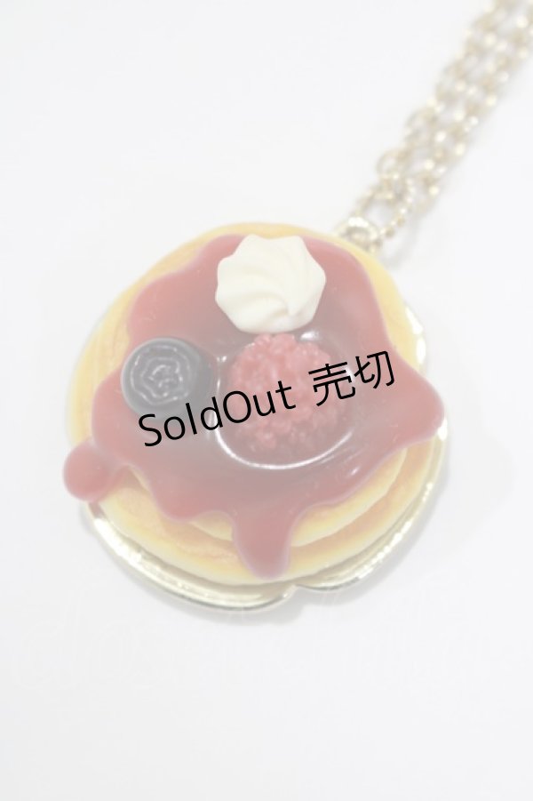 画像1: Q-pot. / Raspberry Pancake Necklace  ラズベリー H-25-01-15-057-QP-AC-KB-ZH (1)