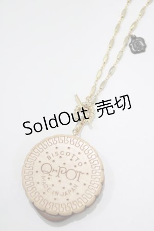 画像: Q-pot. / Round Choco Biscuit Necklace   H-25-01-15-060-QP-AC-KB-ZH