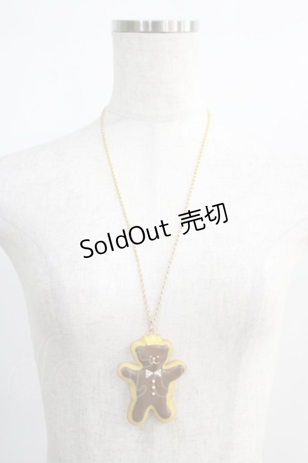 画像4: Q-pot. / Bear Sugar Cookie Necklace   H-25-01-15-061-QP-AC-KB-ZH (4)