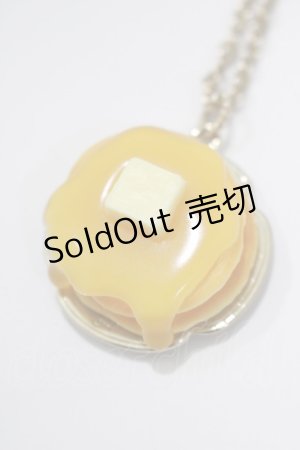 画像: Q-pot. / Maple Syrup Pancake Necklace   H-25-01-15-066-QP-AC-KB-ZH