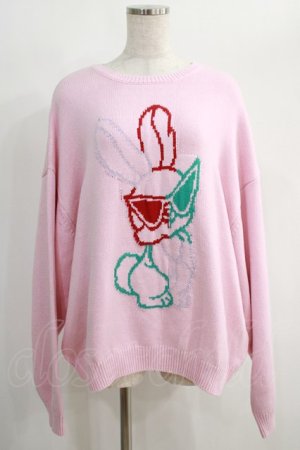 画像: Candy Stripper / COOL BUNNY KNIT  ピンク H-25-01-16-035-PU-TO-KB-ZH