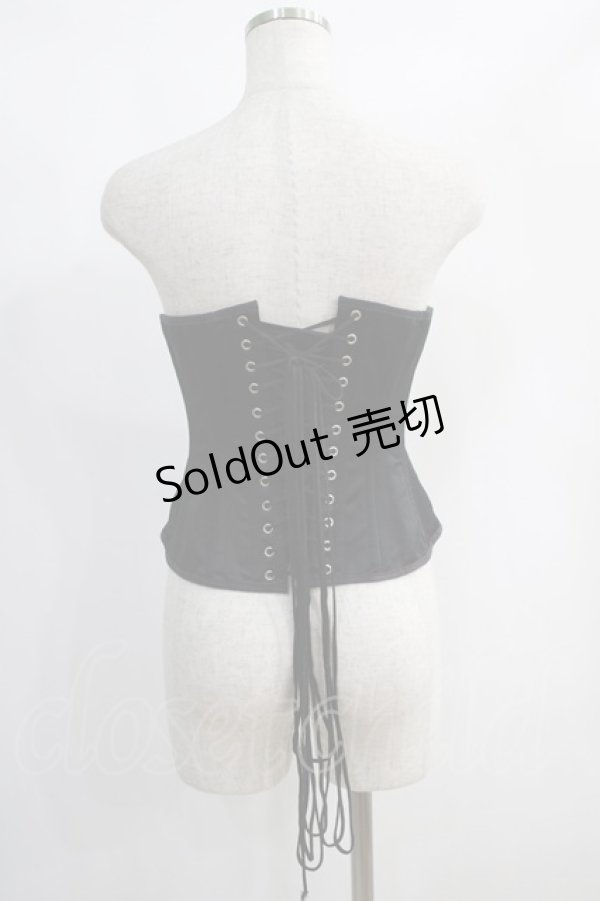 画像3: Restyle / Steel boned corset  黒 H-25-01-16-002-GO-ZA-KB-ZH (3)