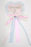 画像1: Angelic Pretty / MELODY TOYSハートワッペンブローチ  ピンク/サックス H-25-01-17-051-AP-AC-NS-ZH (1)