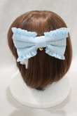 画像2: Angelic Pretty / ときめきシフォンフリルバレッタ  サックス H-25-01-17-056-AP-AC-NS-ZH (2)