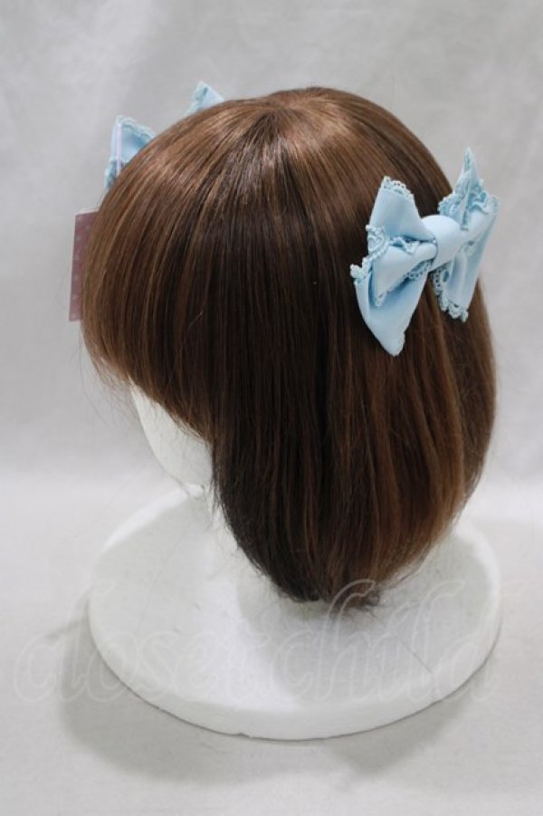 画像2: Angelic Pretty / 両山ハートレースコーム  サックス H-25-01-17-073-AP-AC-NS-ZH (2)