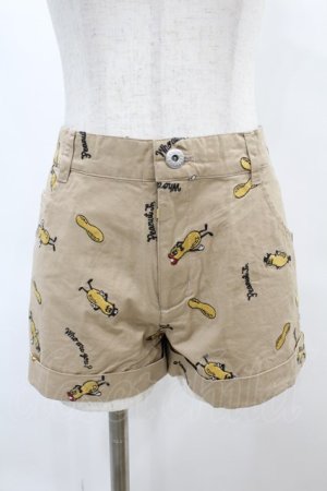 画像: Candy Stripper / PEANUTS SHORT PANTS S ベージュ H-25-01-18-1035-PU-PA-KB-ZH