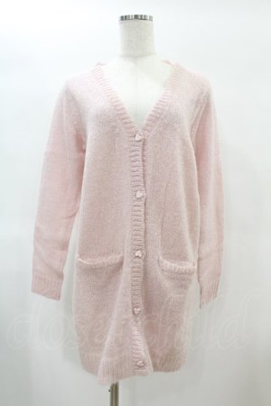 画像: Candy Stripper / WING LONG CARDIGAN  ピンク H-25-01-18-1039-PU-TO-KB-ZH