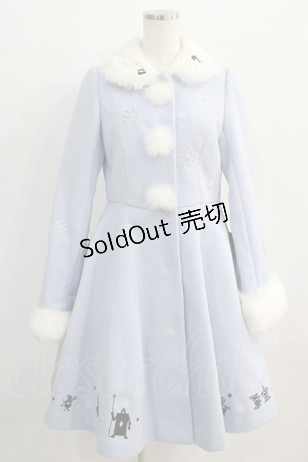 画像1: Secret Honey / Snow Design Coat(Alice in Wonderland ver) Free サックス H-25-01-18-007-CA-CO-NS-ZH (1)