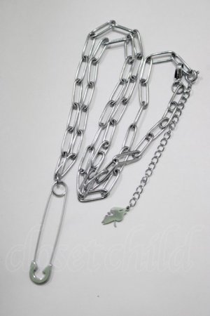 画像: NieR Clothing / NieR PIN NECKLACE  シルバー H-25-01-19-1080-PU-AC-KB-ZH