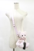 画像1: Candy Stripper / TEDDY BEAR SHOULDER BAG  PINK H-25-01-21-035-PU-BG-KB-ZH (1)