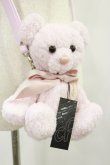 画像2: Candy Stripper / TEDDY BEAR SHOULDER BAG  PINK H-25-01-21-035-PU-BG-KB-ZH (2)