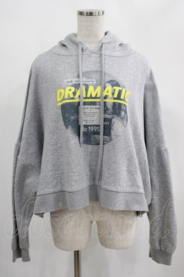 画像1: Candy Stripper / DRAMATIC HOODIE 2 グレー H-25-01-23-3042-PU-TO-KB-ZH (1)