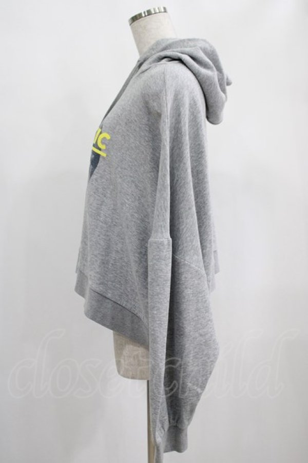 画像2: Candy Stripper / DRAMATIC HOODIE 2 グレー H-25-01-23-3042-PU-TO-KB-ZH (2)