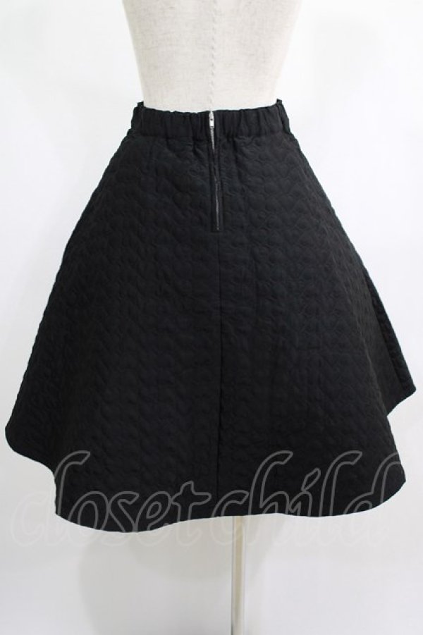 画像3: Candy Stripper / HEART QUILT SKIRT 1 黒 H-25-01-26-006-PU-SK-KB-ZH (3)