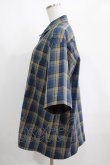 画像2: MILKBOY / CHECKED BOX SHIRTS  ブルーチェック H-25-01-26-019-MB-BL-KB-ZT389 (2)