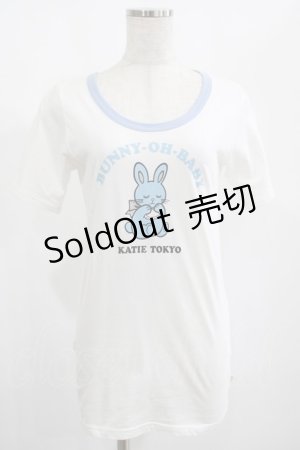 画像: Katie / BUNNY-OH-BABY ringer tee   H-25-01-30-028-LO-TO-KB-ZH