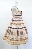 画像3: Angelic Pretty / Sweet Cream Houseハイウエストジャンパースカート Free いちごミルク H-25-02-02-1009-AP-OP-NS-ZH (3)