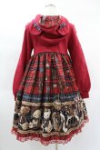 画像2: Angelic Pretty / British Bearカットワンピース Free レッド H-25-02-04-1023-AP-OP-NS-ZH (2)