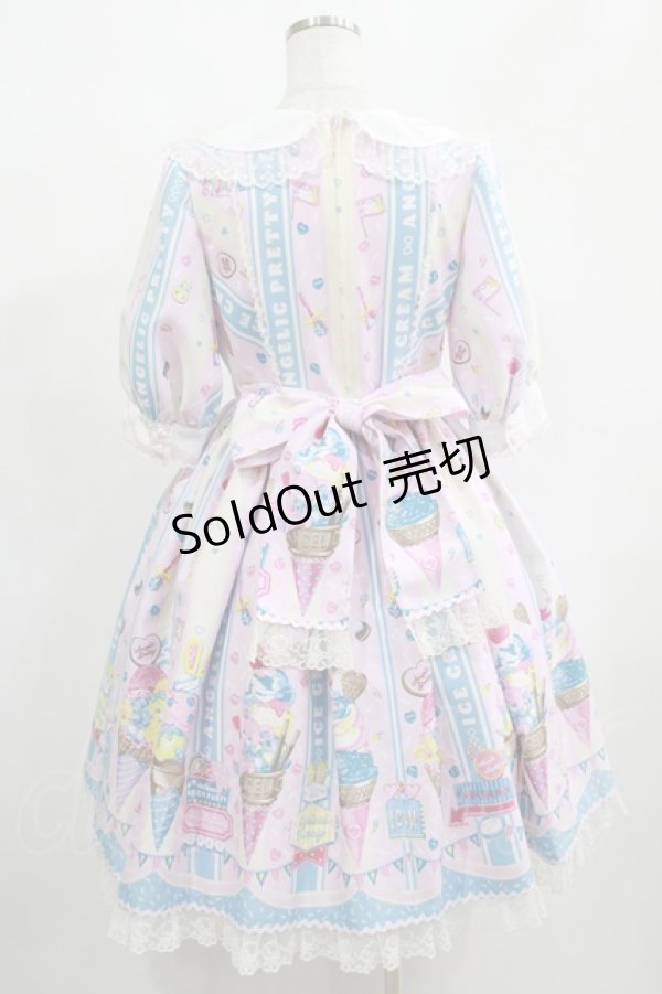 画像3: Angelic Pretty / Ice Cream Parlorワンピース Free ピンク H-25-02-09-002-AP-OP-NS-ZH (3)