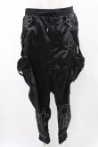 画像1: CIVARIZE / サテンサルエルパンツ 44 ブラック H-25-02-11-1014-GO-PA-KB-ZH (1)