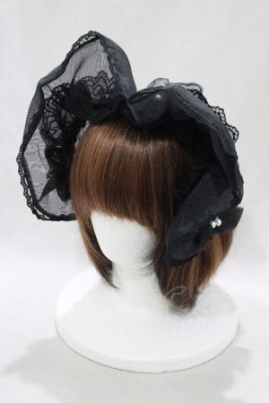 画像: Angelic Pretty / ブリム付カチューシャ  ブラック H-25-02-11-075-AP-AC-NS-ZH