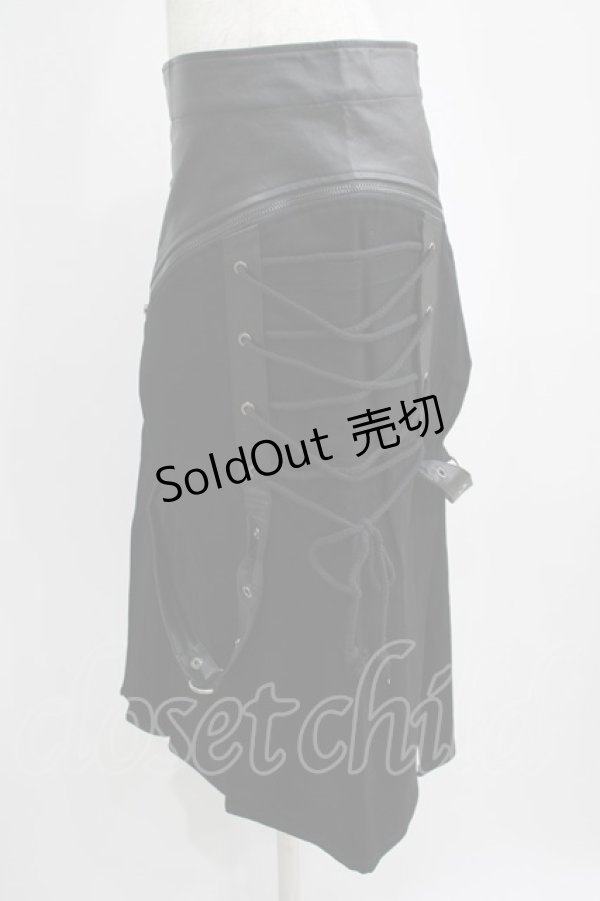 画像2: PUNK RAVE / CATHARSIS KILT SM ブラック H-25-02-12-036-PU-SK-KB-ZH (2)