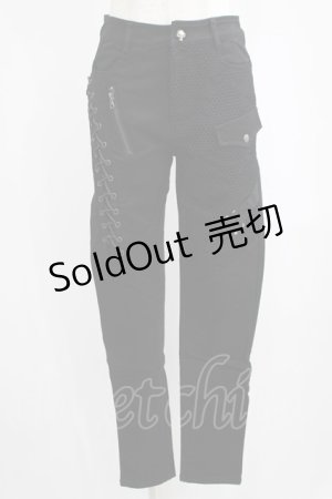 画像: PUNK RAVE / MANIFESTO BLACK TROUSERS S ブラック H-25-02-12-041-PU-PA-KB-OS