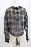 画像3: PUNK RAVE / WHITE TARTAN REBEL SHIRT XS-M ホワイト H-25-02-12-045-PU-BL-KB-OS (3)