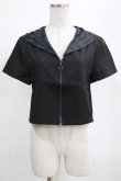 画像1: PUNK RAVE / Chinese Style Silk Fan black sailor collar girl uniform jacket M ブラック H-25-02-12-050-PU-TO-KB-ZY (1)