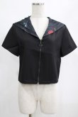 画像1: PUNK RAVE / Chinese Style Silk Fan black sailor collar girl uniform jacket L ブラック H-25-02-12-051-PU-TO-KB-ZS (1)