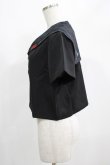 画像2: PUNK RAVE / Chinese Style Silk Fan black sailor collar girl uniform jacket L ブラック H-25-02-12-051-PU-TO-KB-ZS (2)